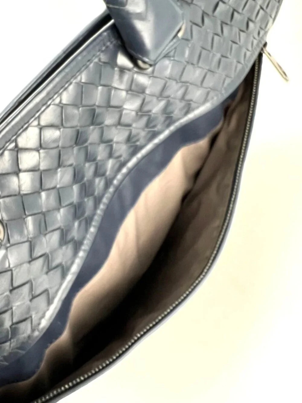Bottega Veneta Intrecciato Top Zip Briefcase Attache Bag